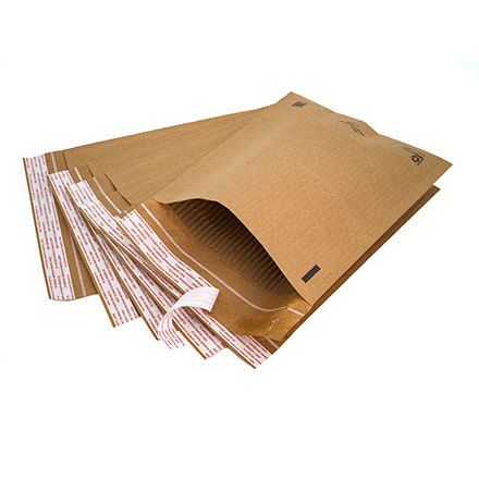 9 <span class='fraction'>1/2</span> x 13 <span class='fraction'>3/4</span>" Ecojacket<span class='rtm'>®</span> Flex - All-Paper Curbside Recyclable Mailers