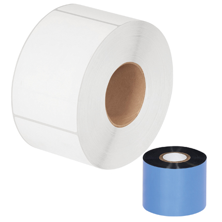 2.01" x 1181' Black Thermal Transfer Ribbons - Wax